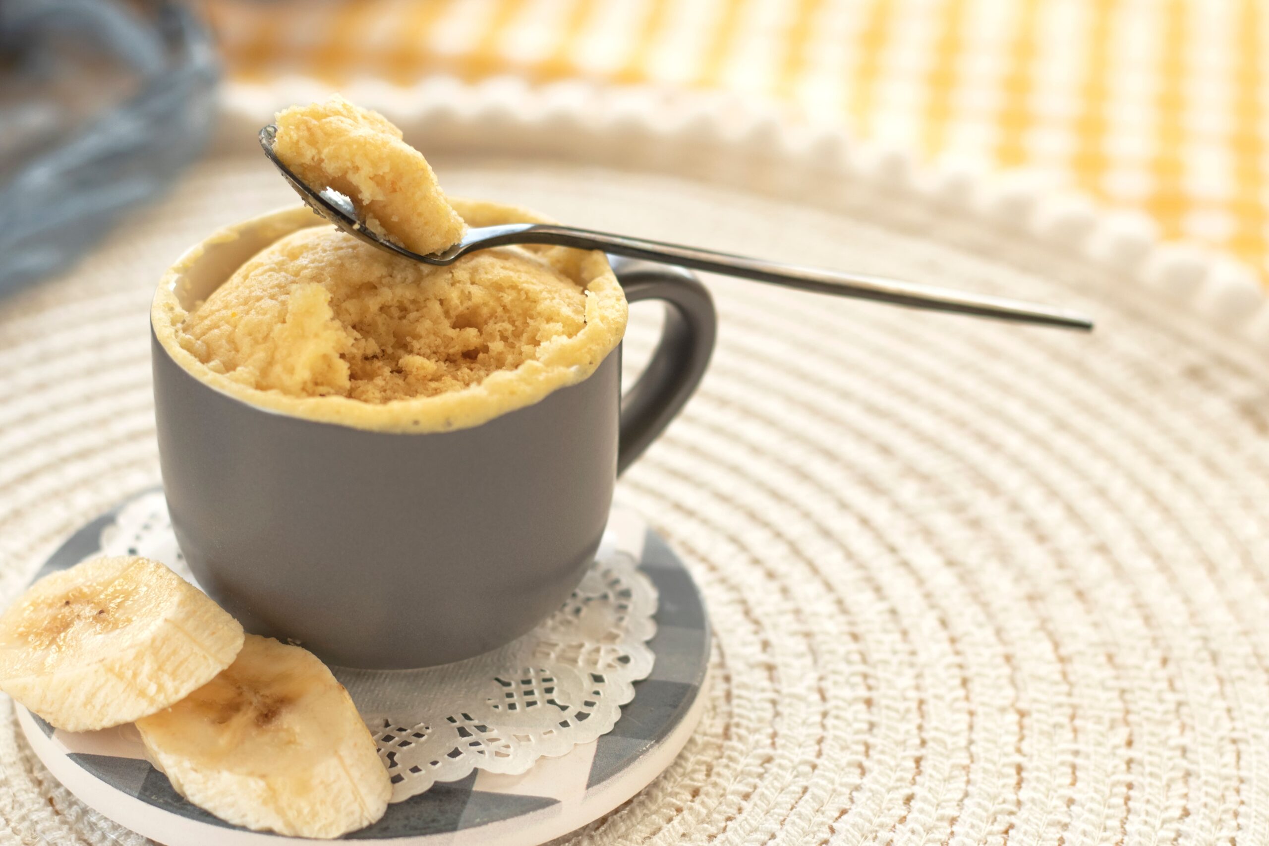 Receita De Bolo De Caneca De Aveia Canela Vitat