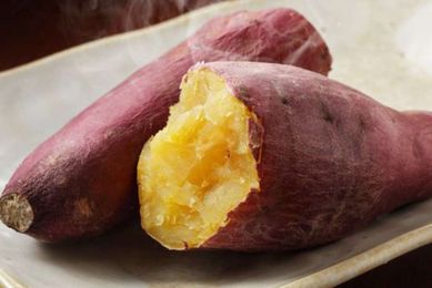 Batata doce cozida