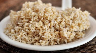 Arroz integral cozido