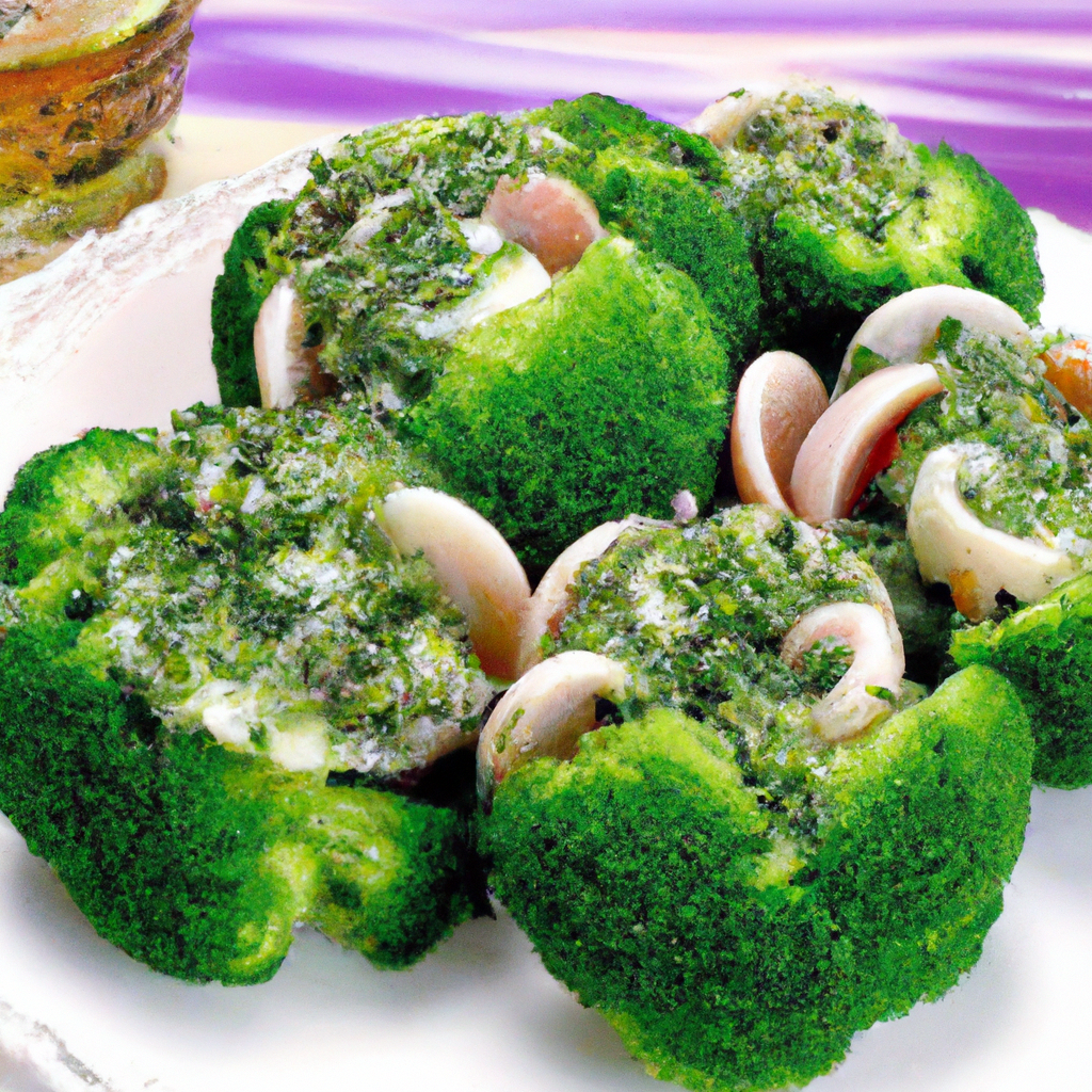 foto da receita Conchinha com brócolis e manjericão 