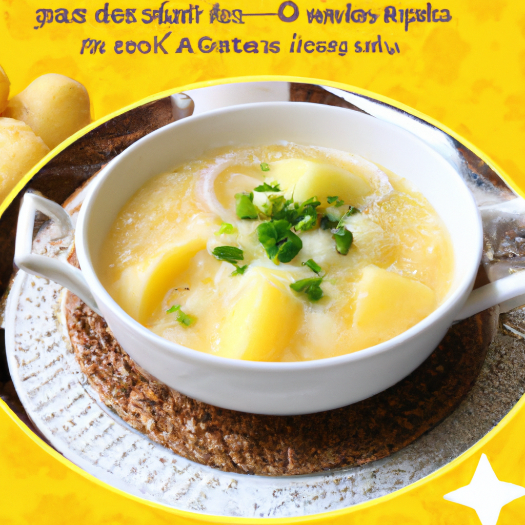 foto da receita Sopa de batata com cebola