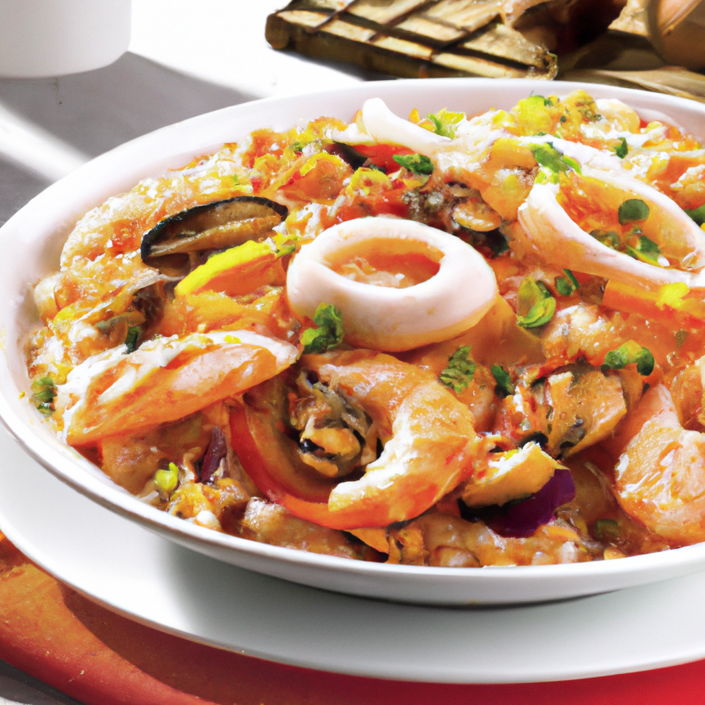 Arroz com frutos do mar
