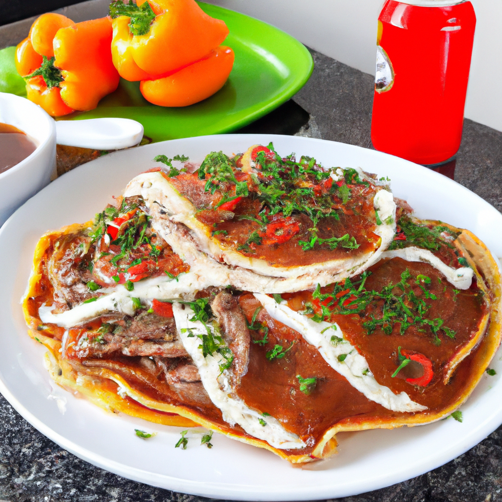 panqueca assada com molho de tomate e ricota
