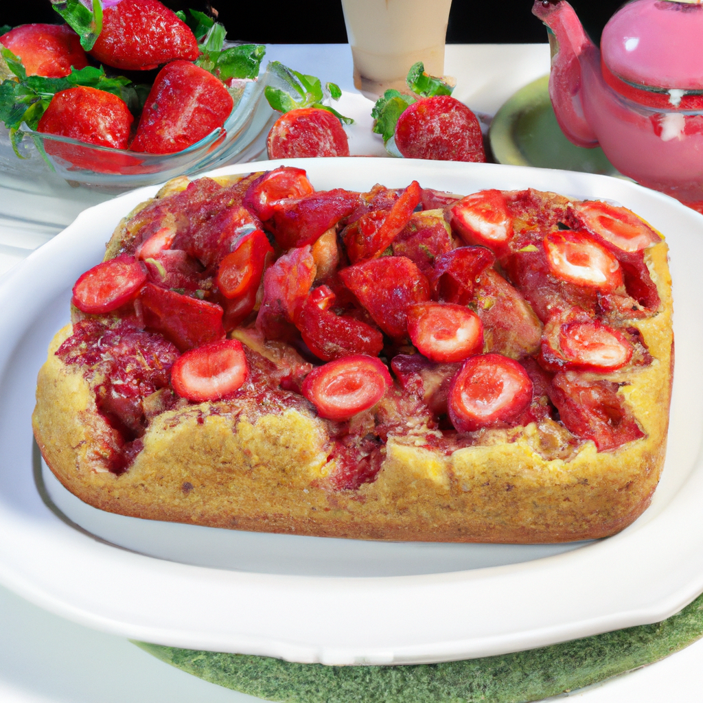 Coffecake de Morangos