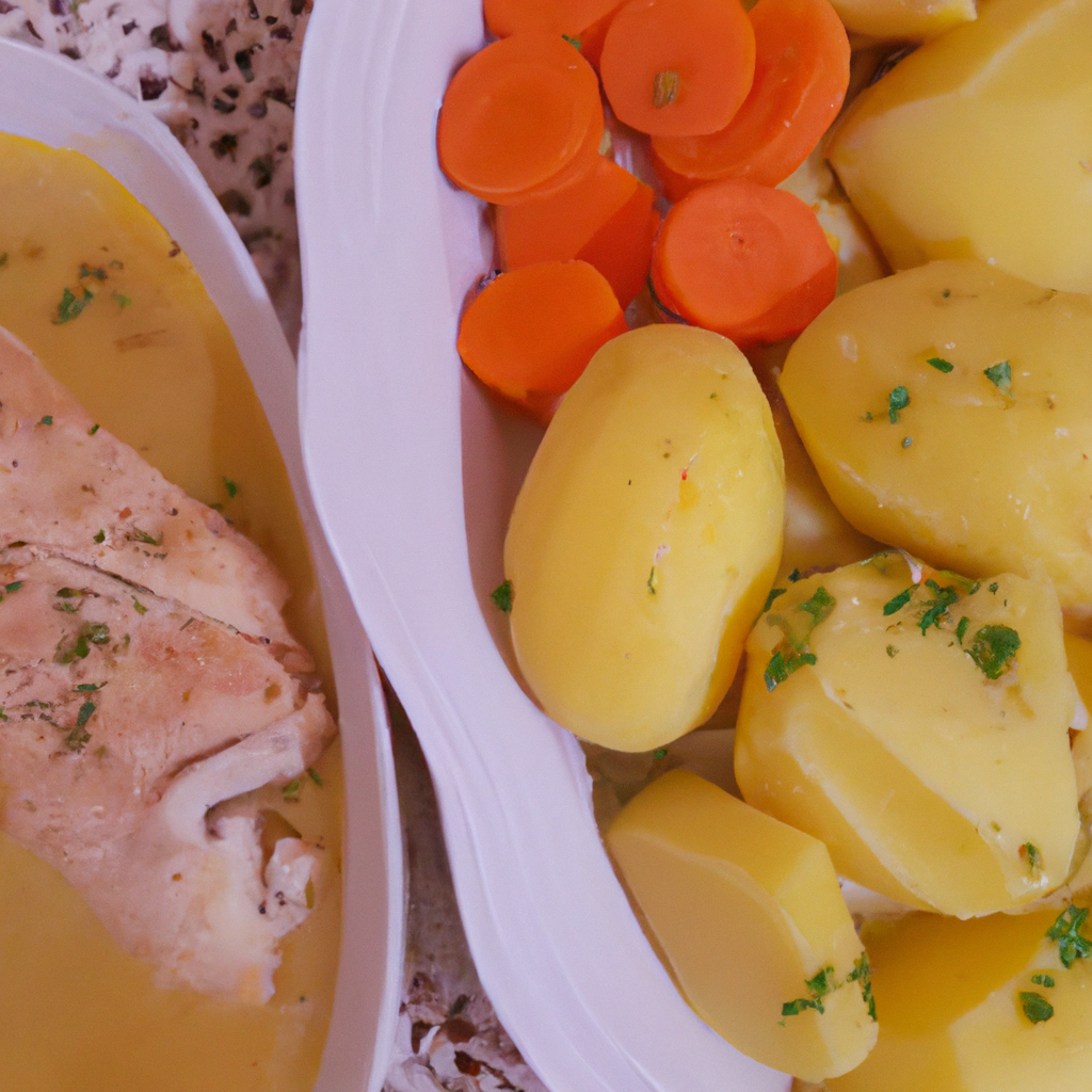 Filé de frango com mandioquinha
