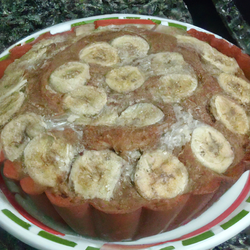 Bolo light de banana