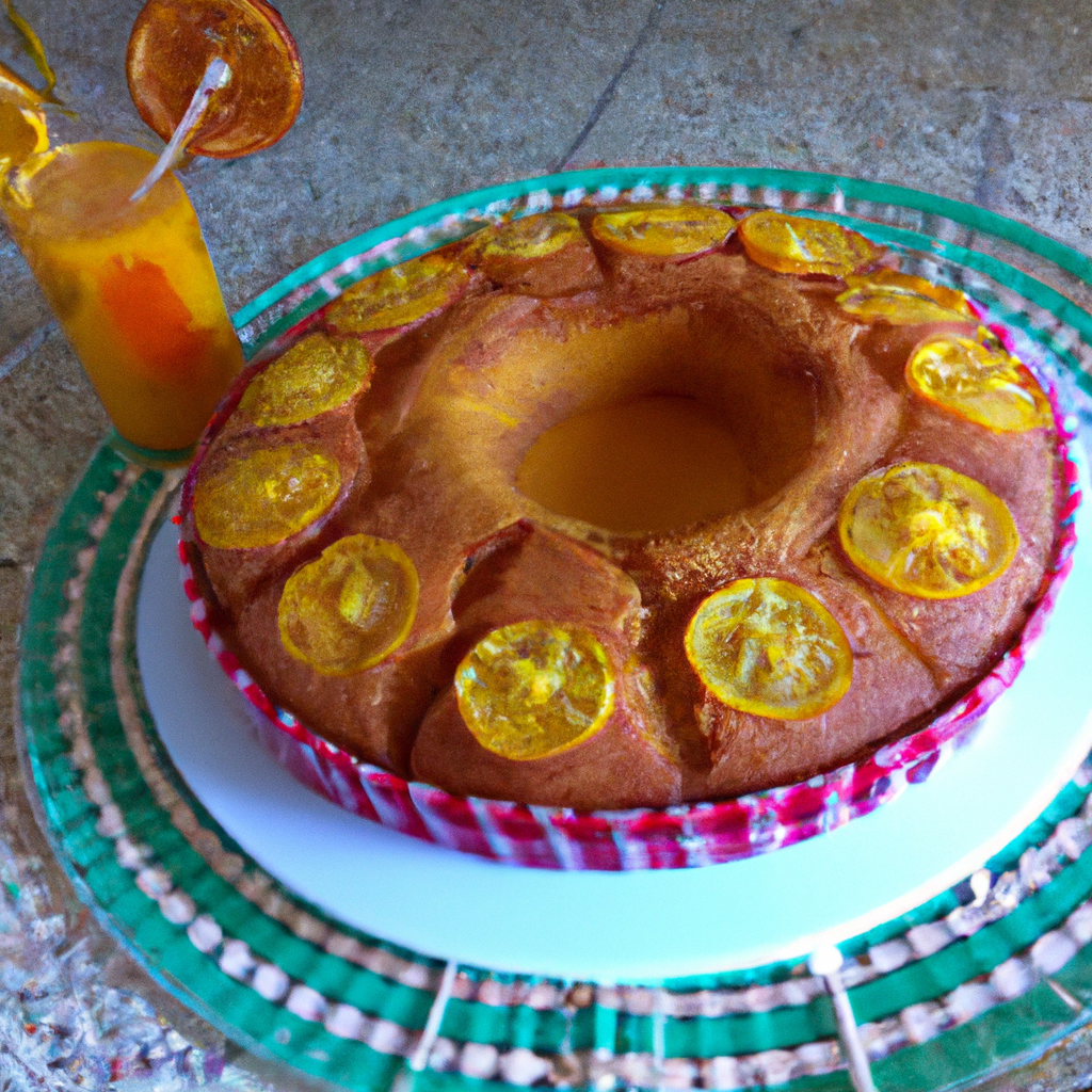 Bolo diet laranja