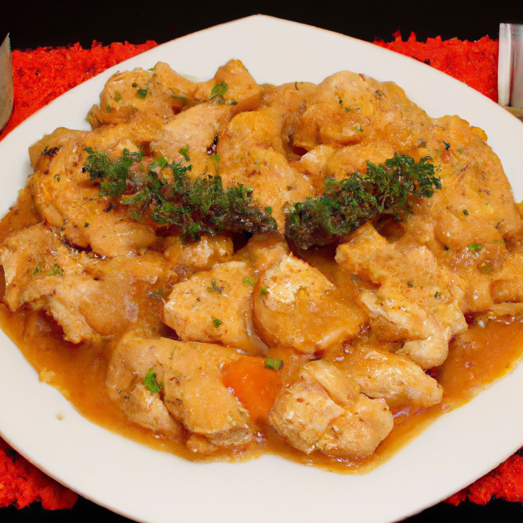 Estrogonofe de frango à la Bel