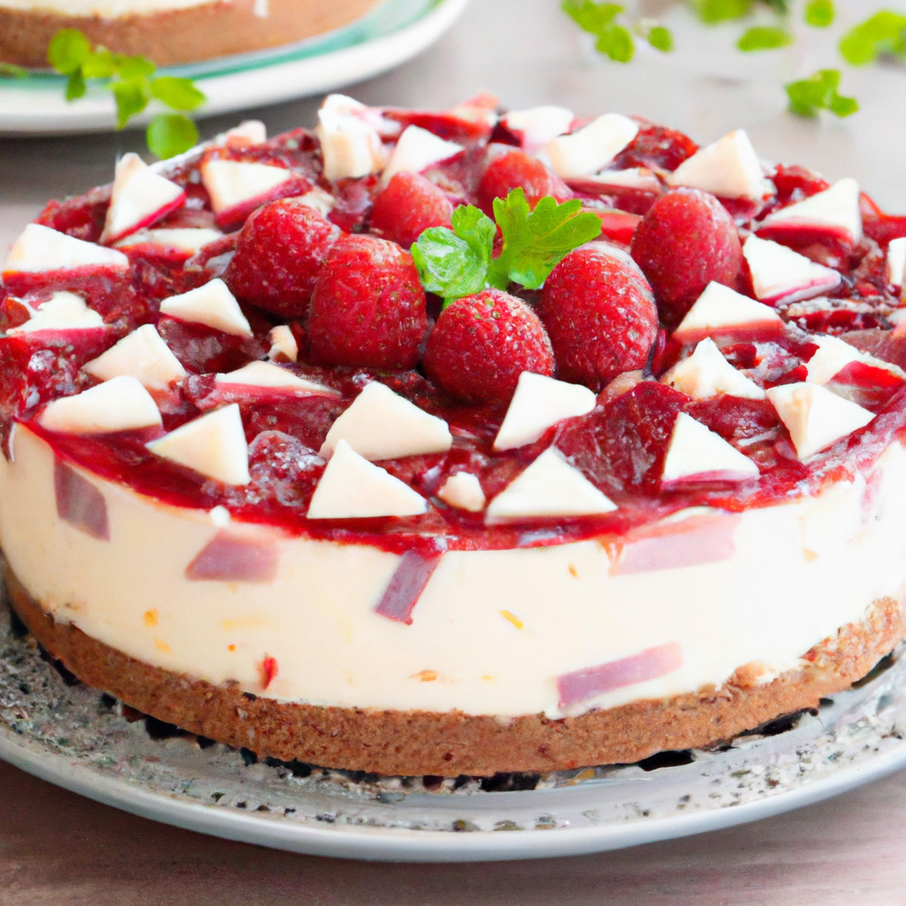Cheesecake com Framboesas