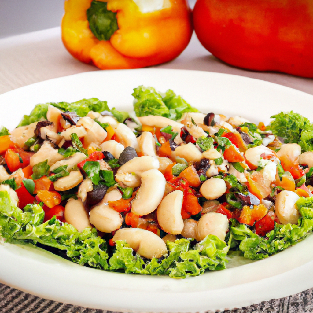 salada de feijão branco