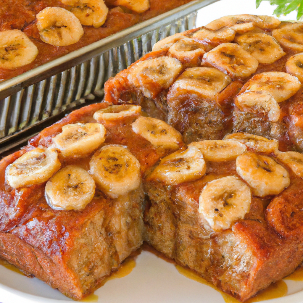 Saiba como fazer bolo de banana caramelizada