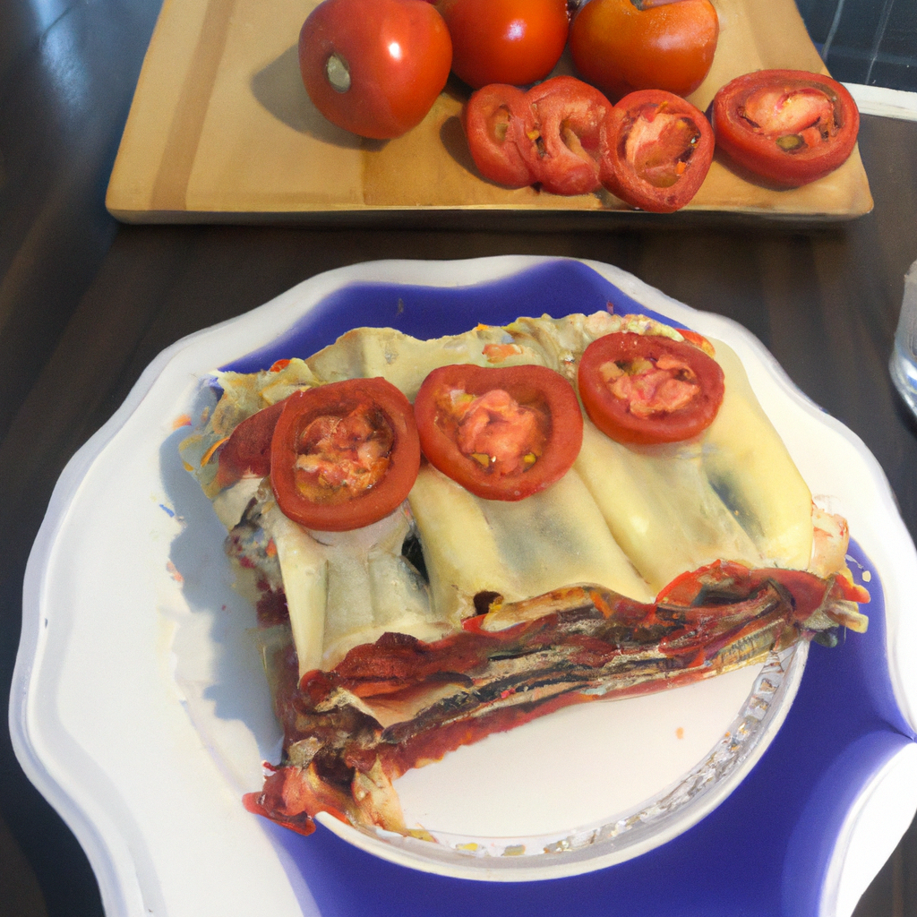 Lasanha veg sem queijo