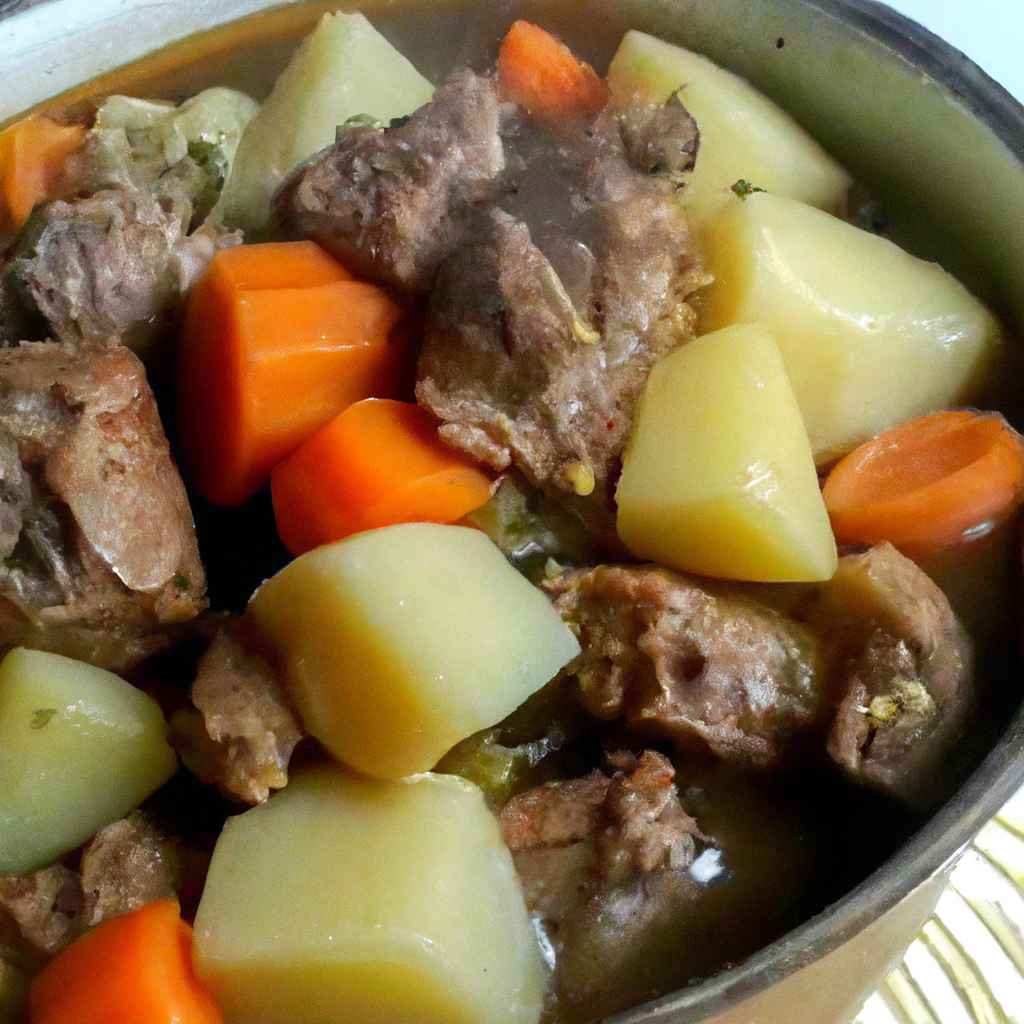 Coxão duro com legumes na pressão