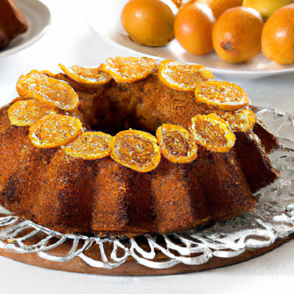 bolo de laranja e abobrinha