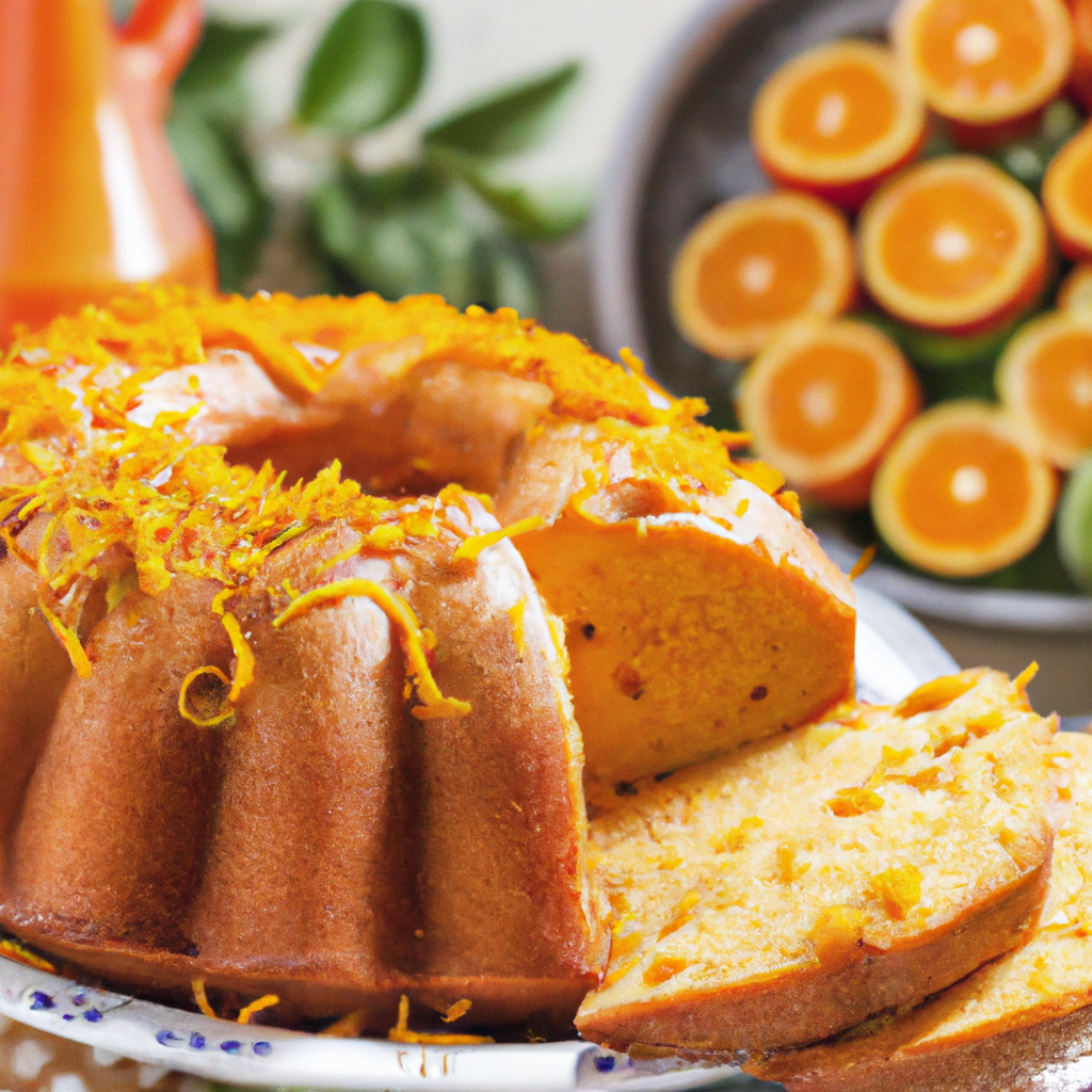 Bolo de laranja de liquidificador