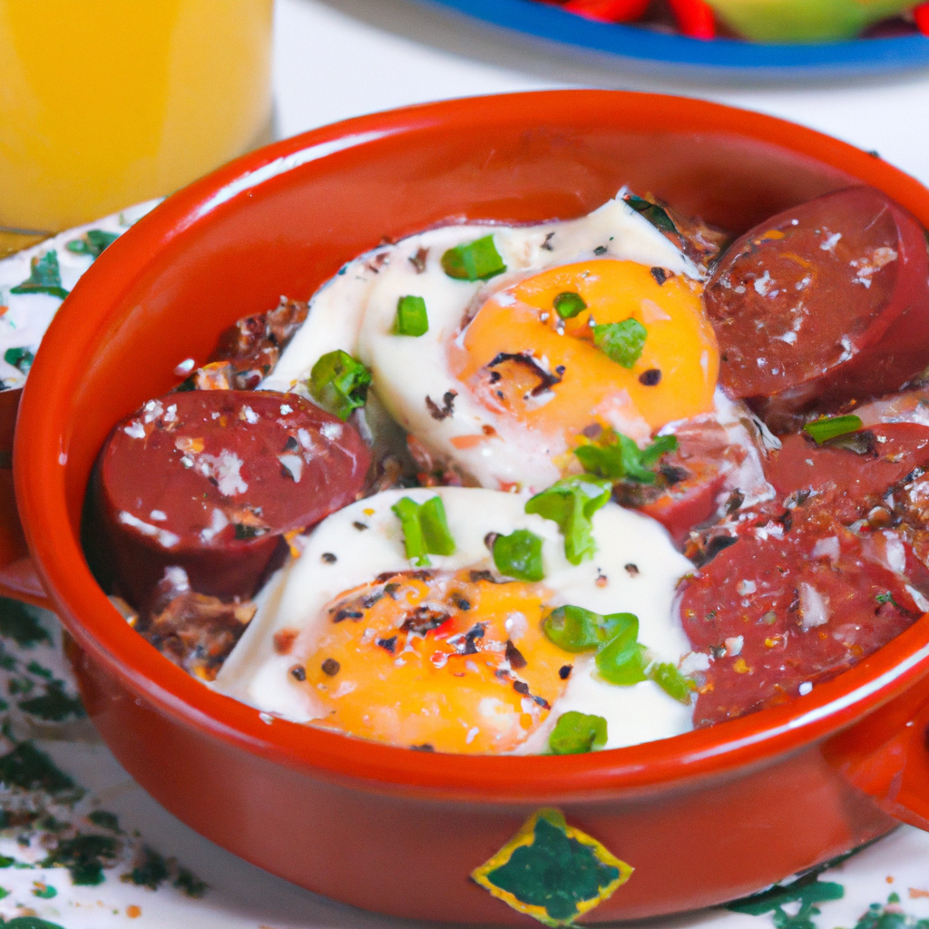 picadinho de carne com linguiça e ovo cozido