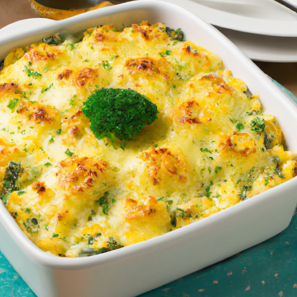 Couve flor gratinada