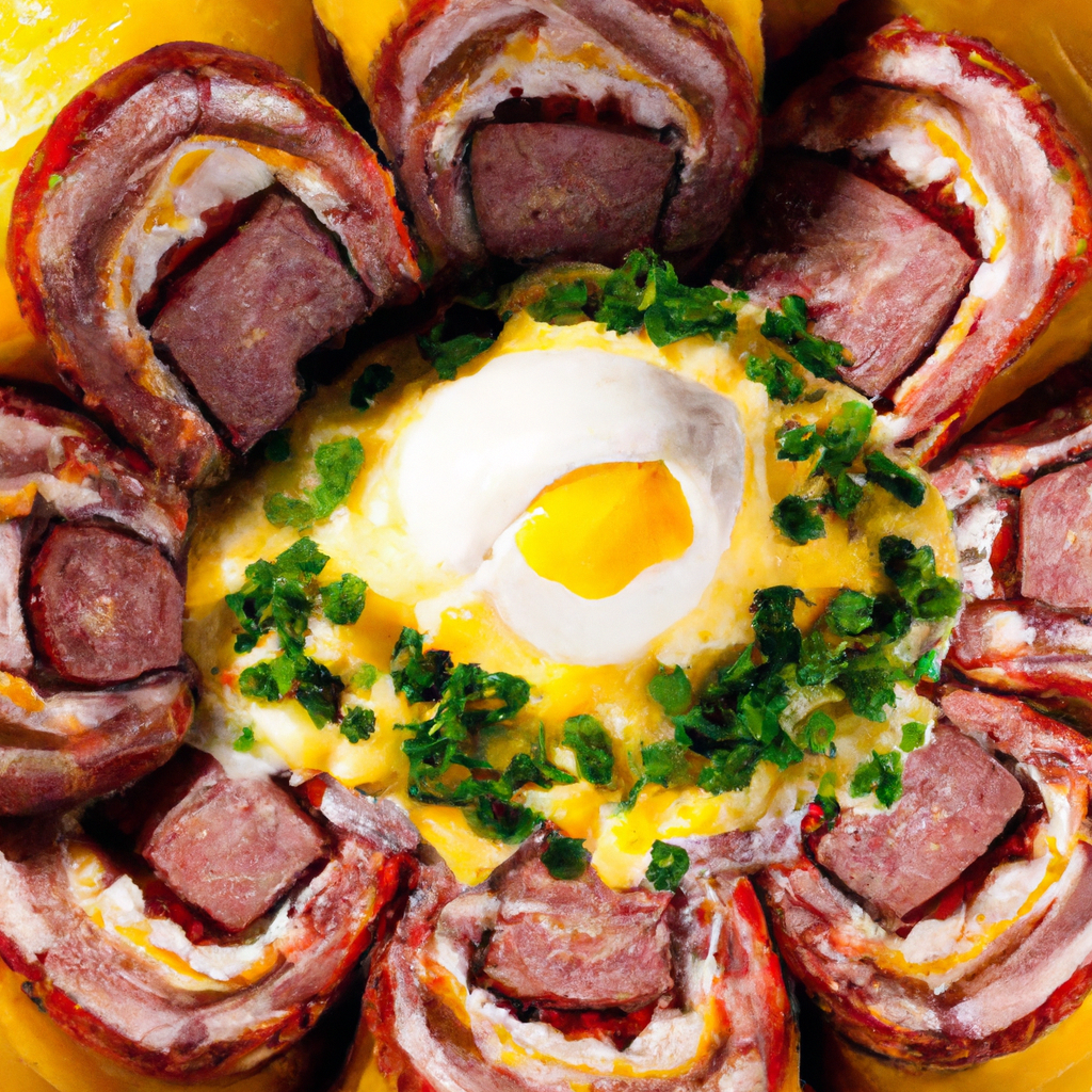 rocambole de carne moída