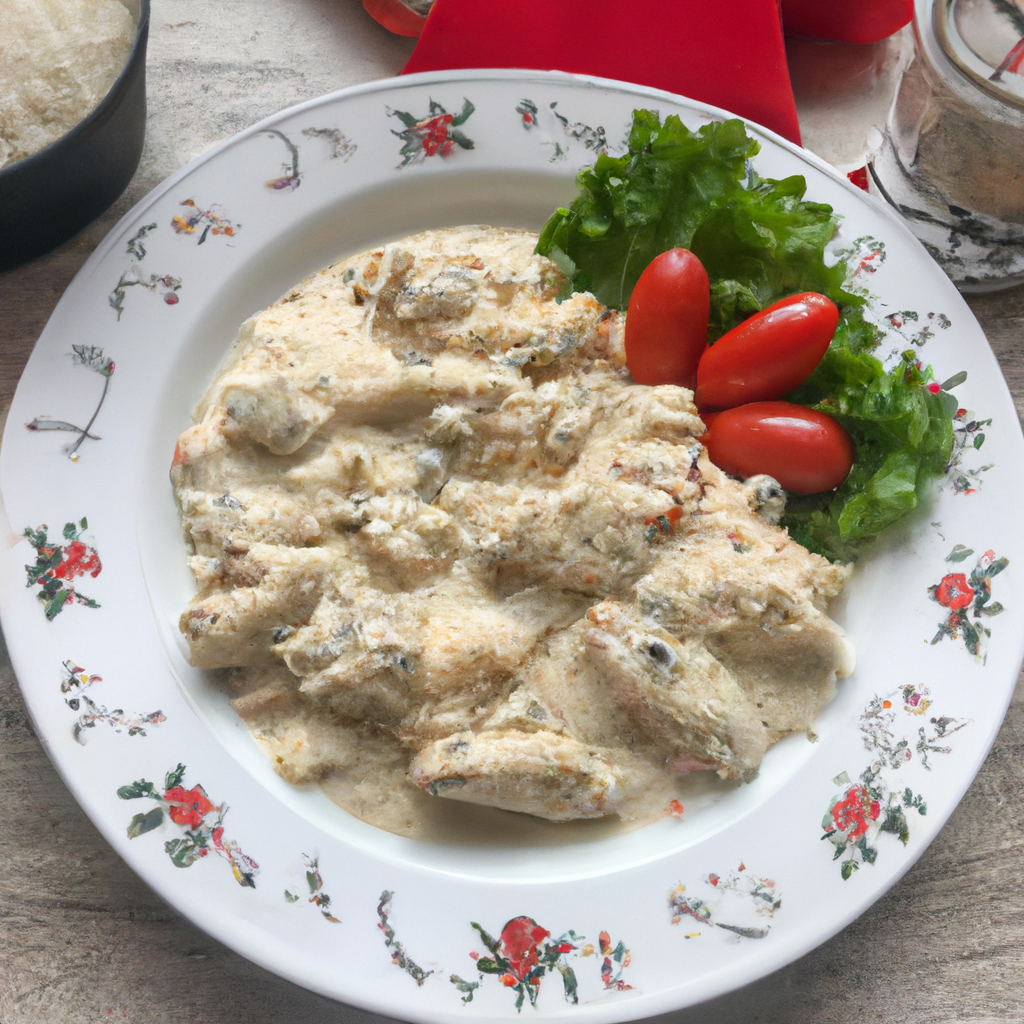 Estrogonofe de frango leve da Fabi