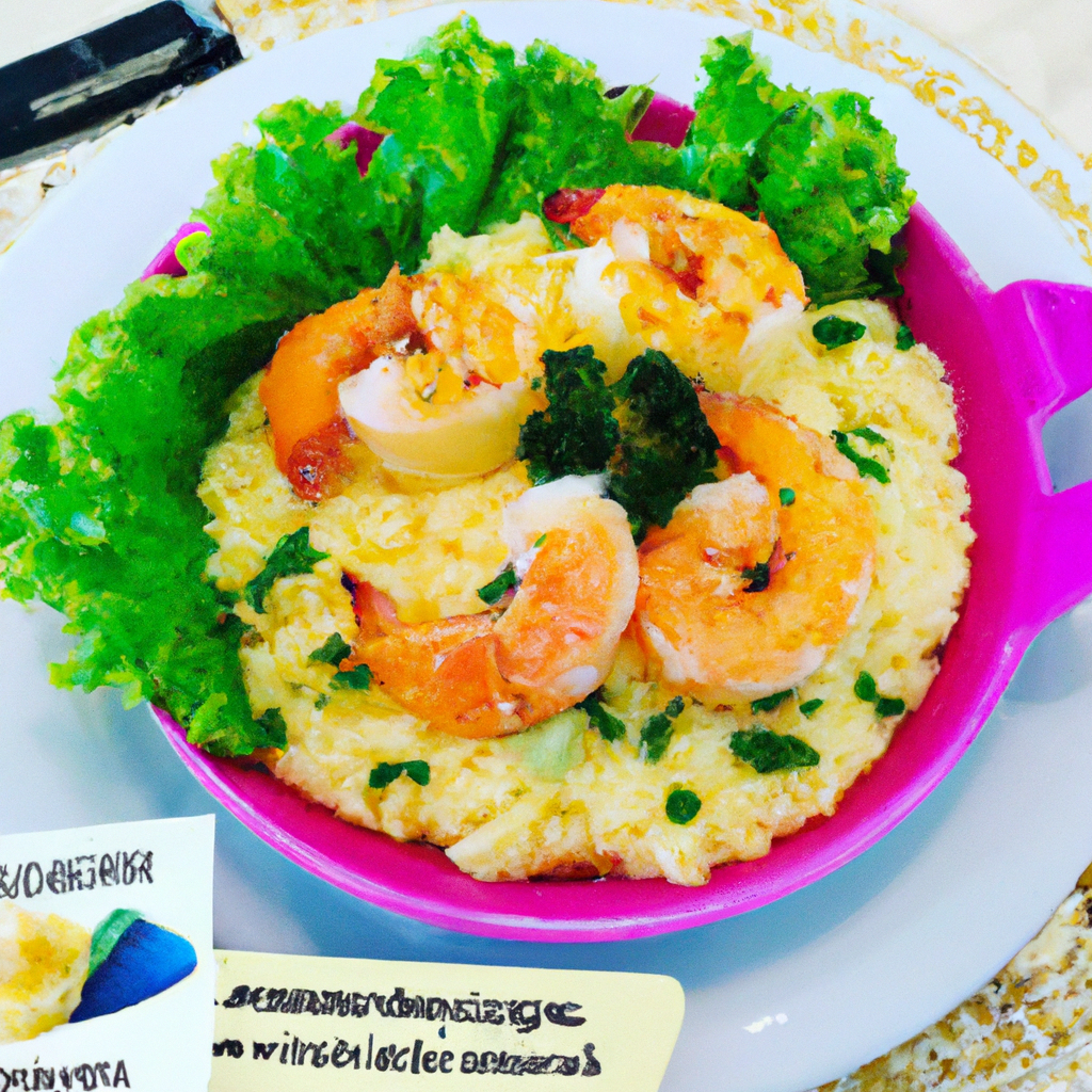 Risoto de camarão