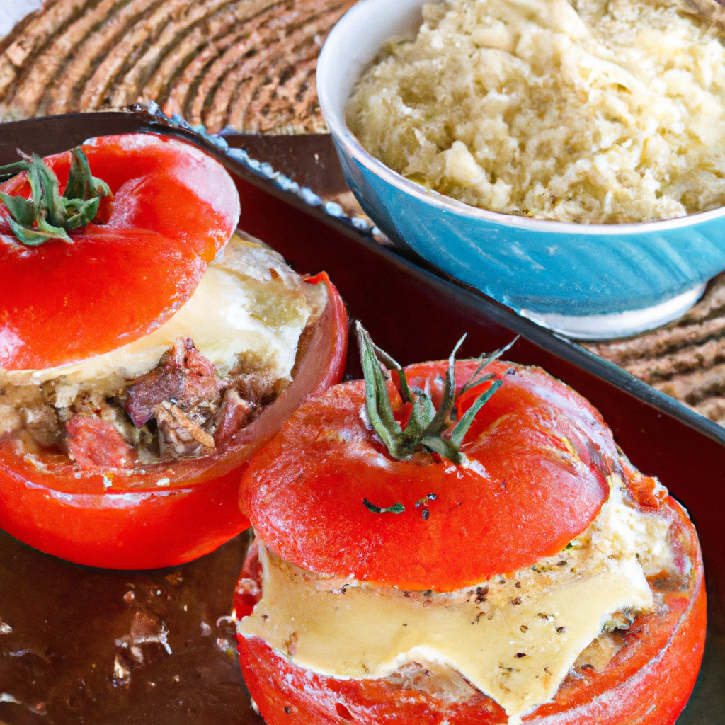 Tomate Recheado Assado