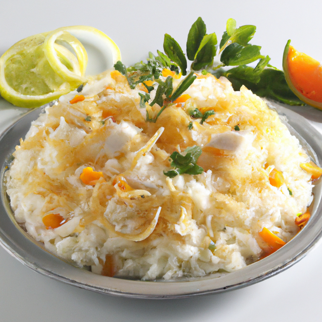 Arroz com bacalhau
