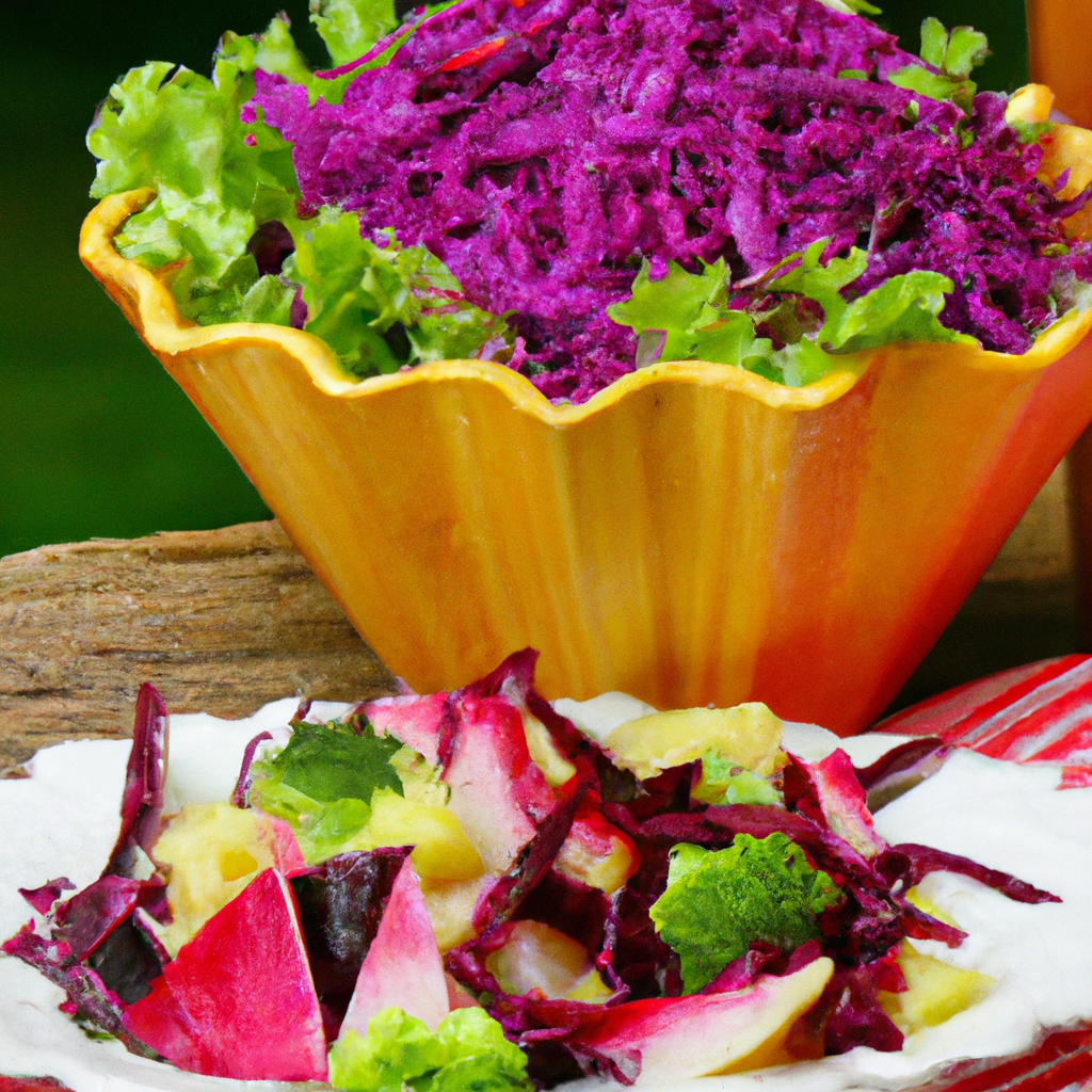 Salada colorida