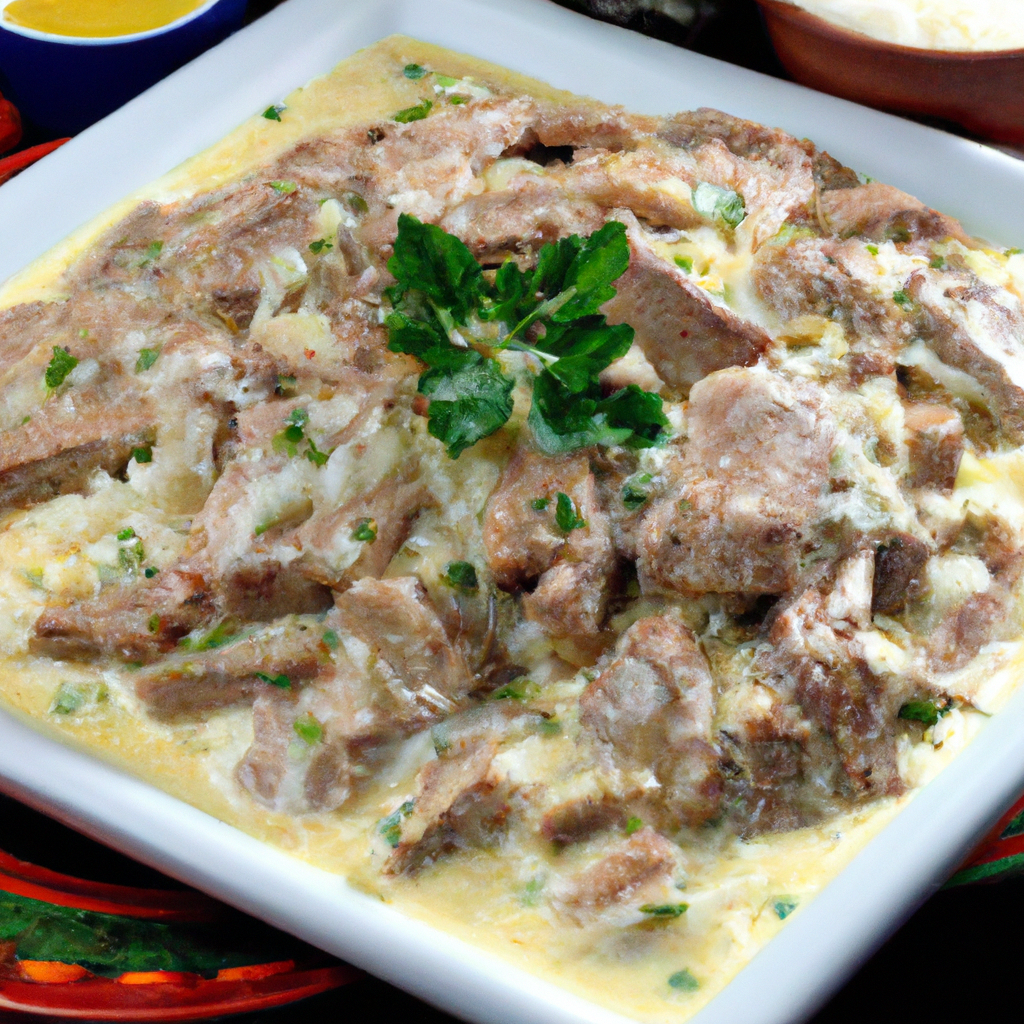 Carne com catupiry
