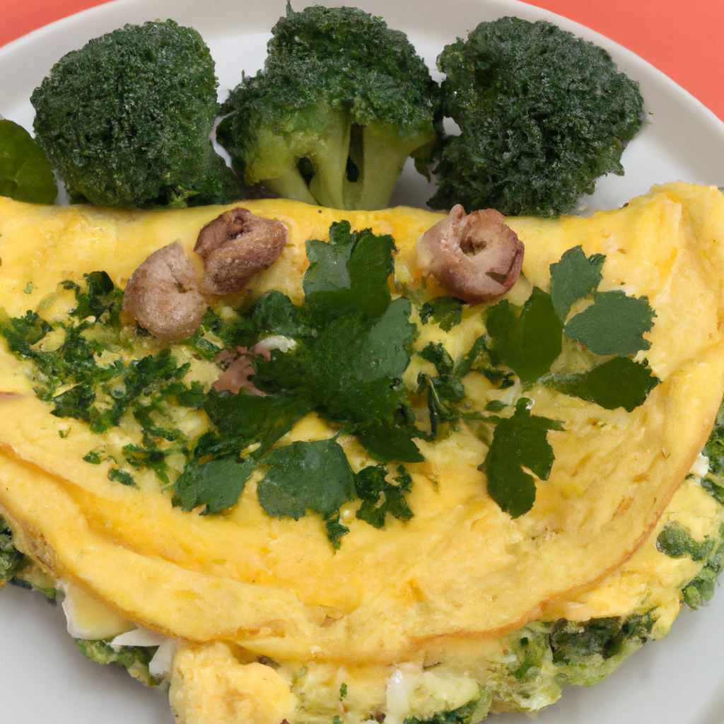 Omelete com couve