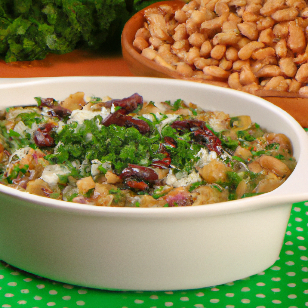 feijão verde gratinado