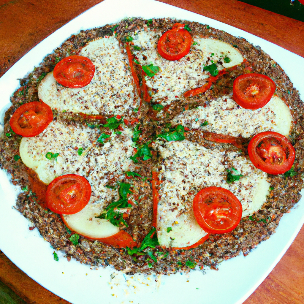 Pizza integral 4 queijos