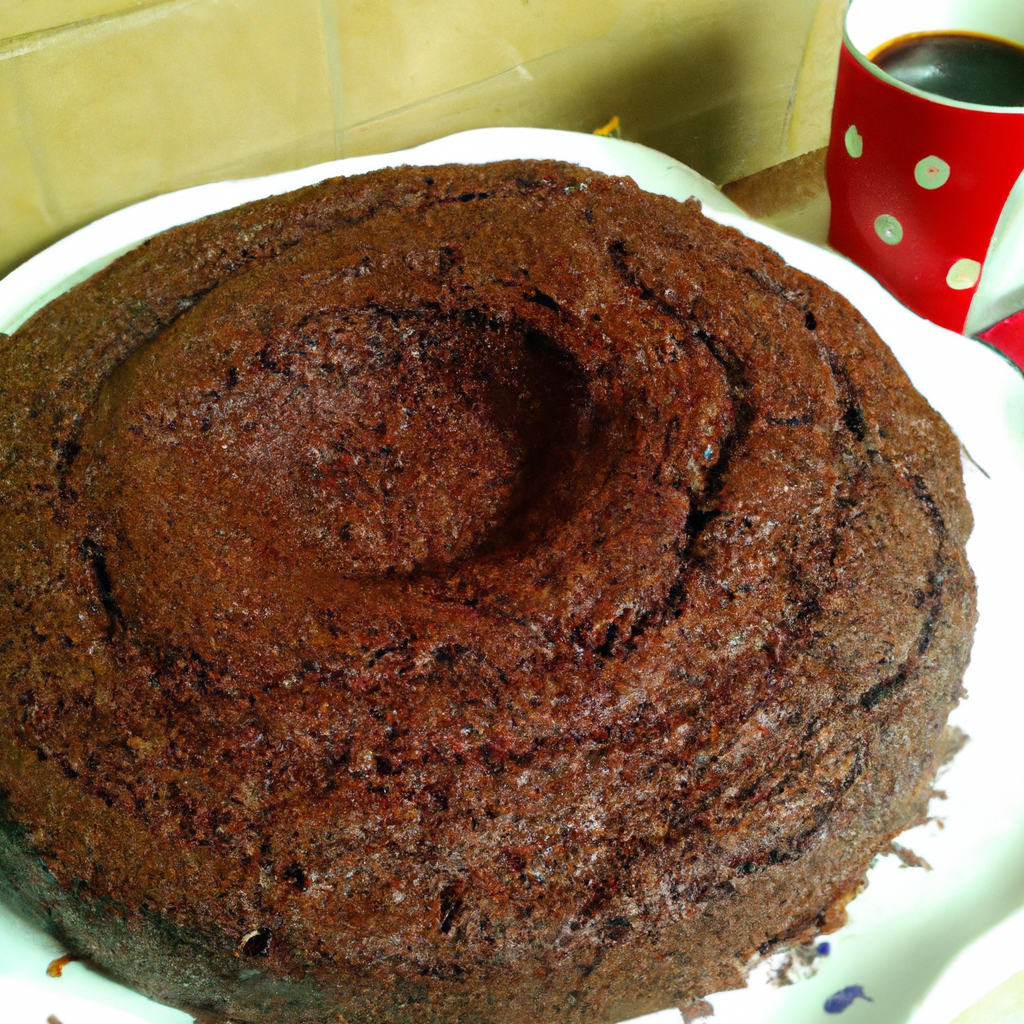 Bolo chocolate de micro-ondas