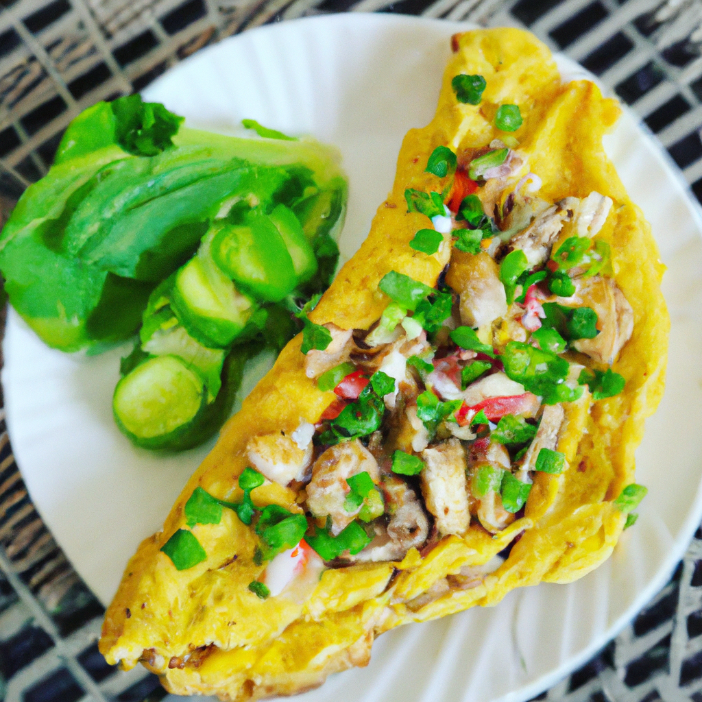 Omelete com soja