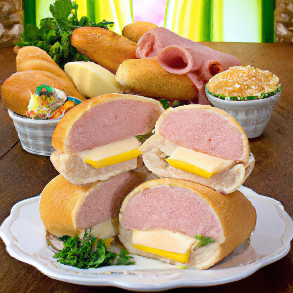 Pão de Parmesão e Mortadela