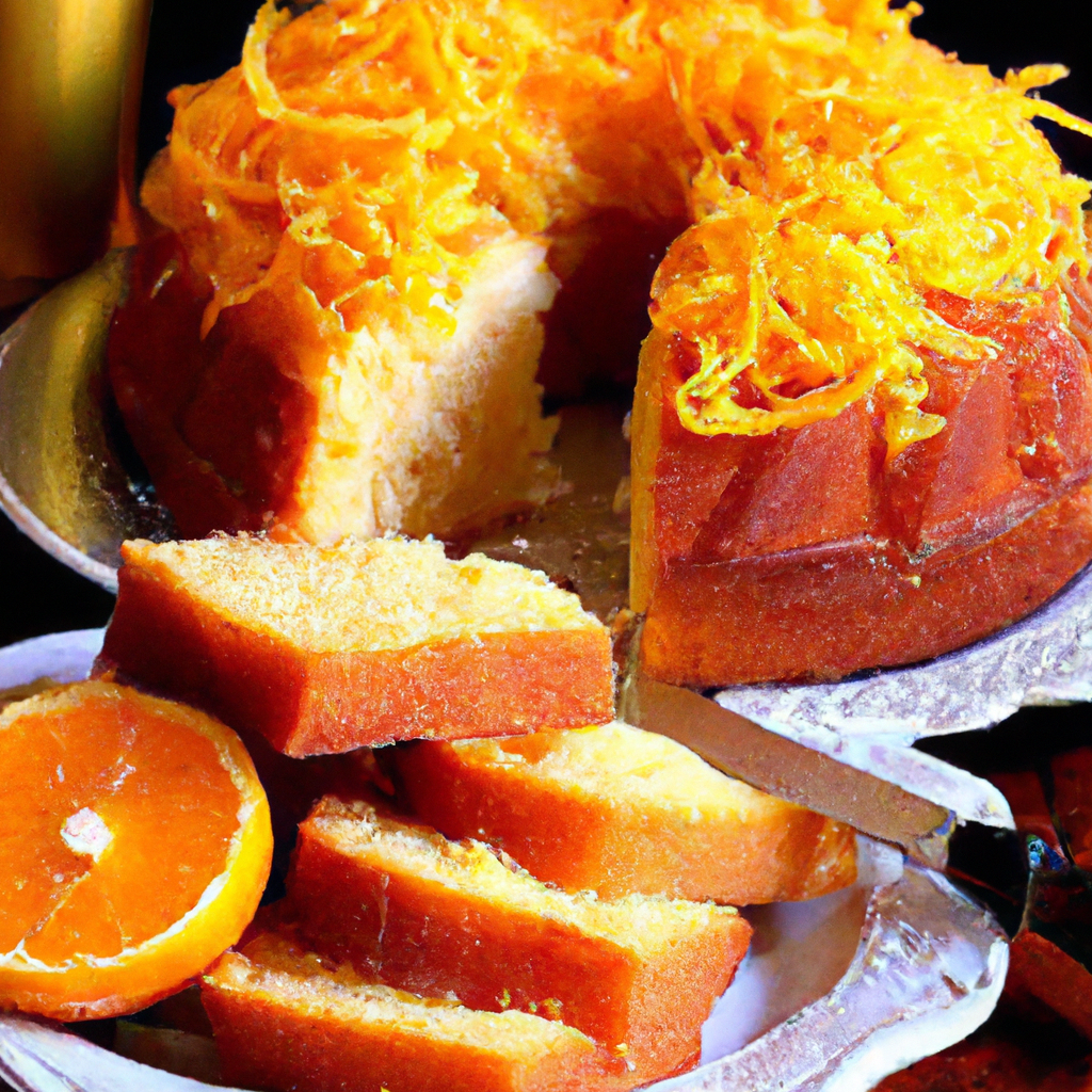Bolo de Laranja com casca