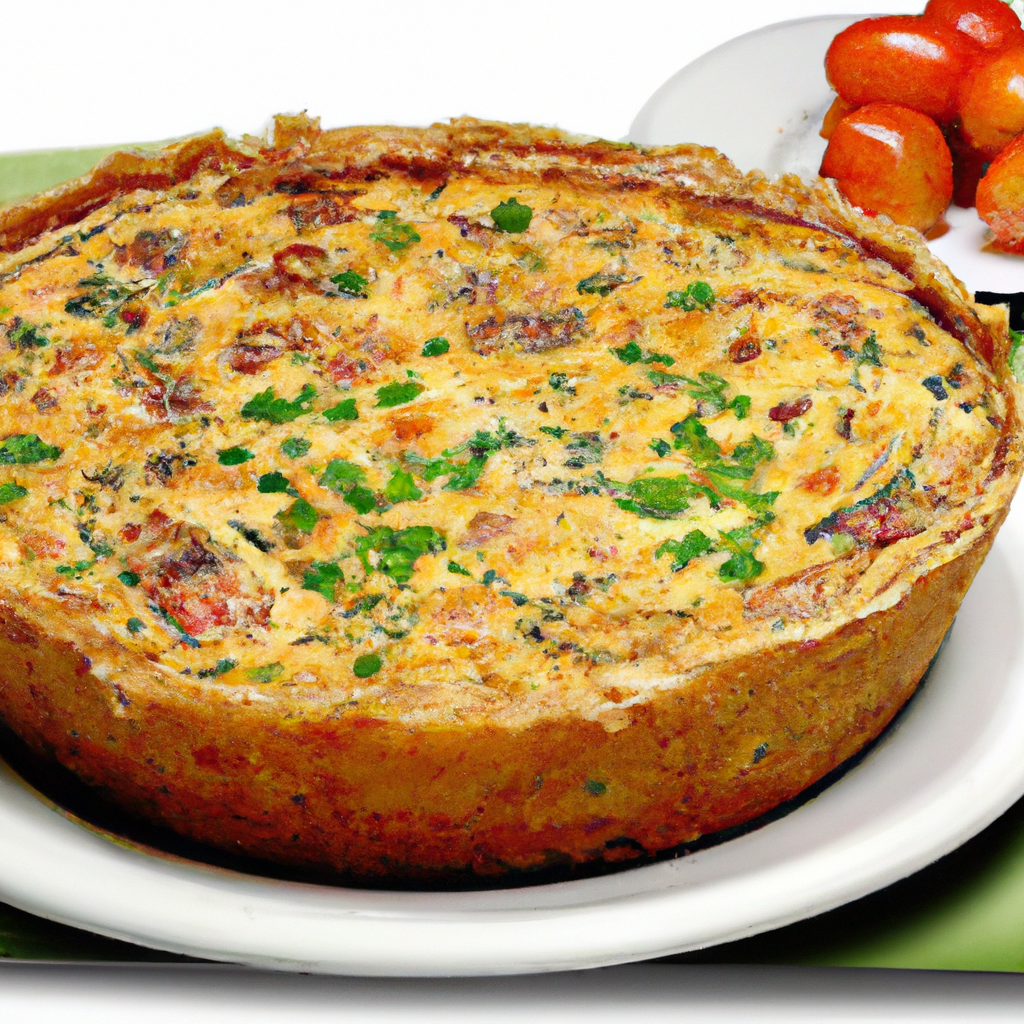 Torta de Liquidificador com frango