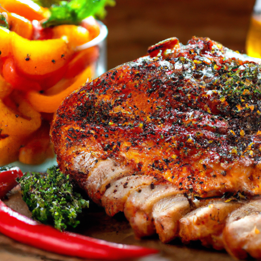 Bisteca de porco ao forno - carne suina