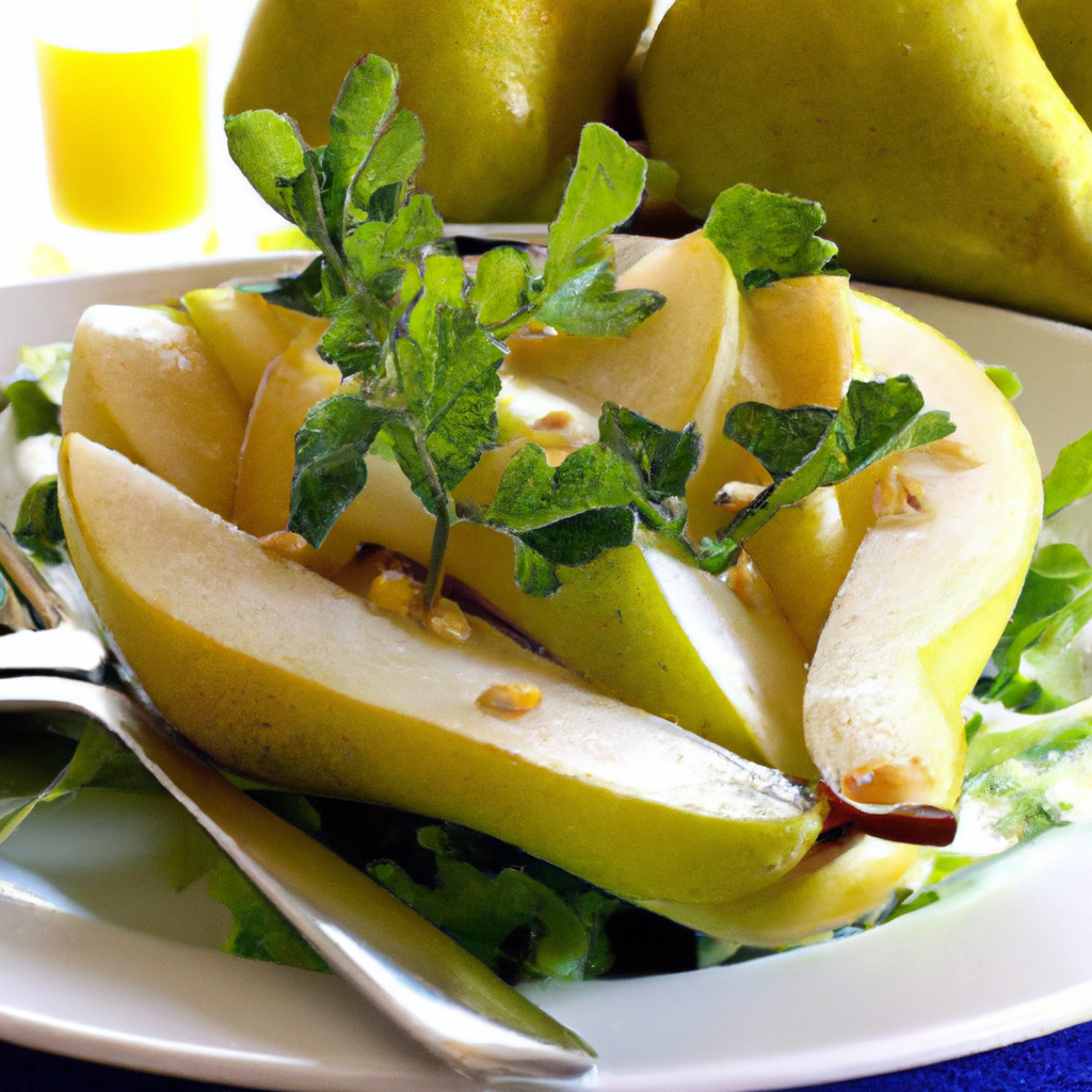 salada de peras