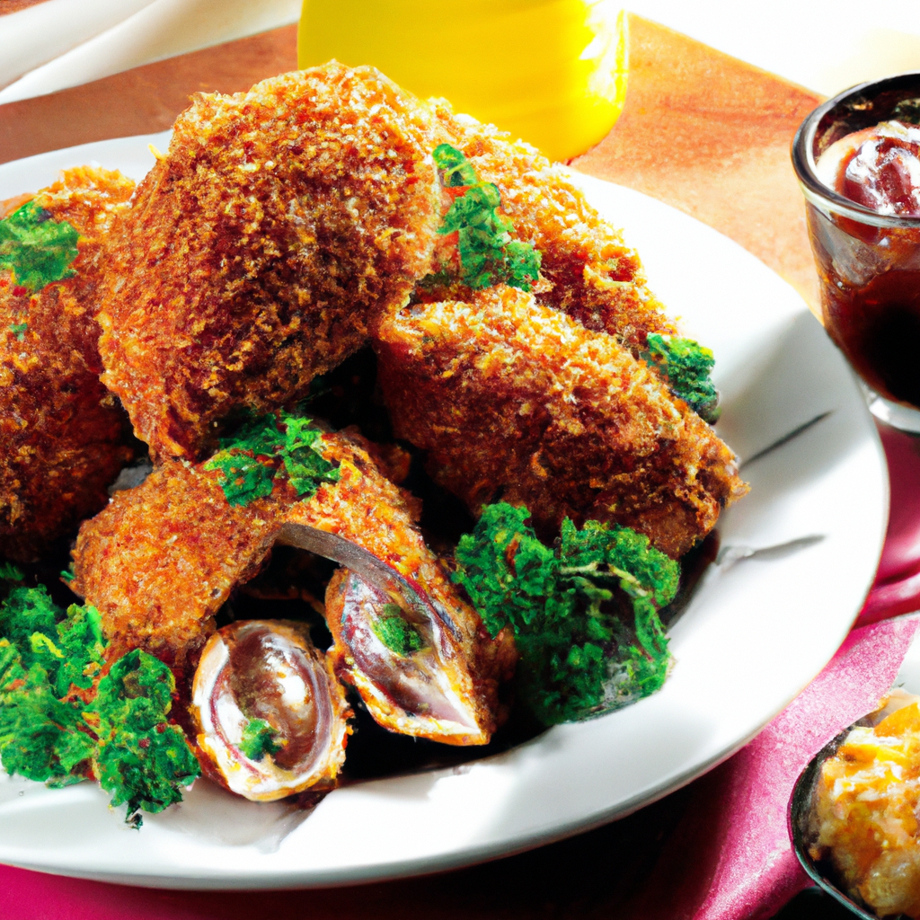 Peito de frango empanado grelhado