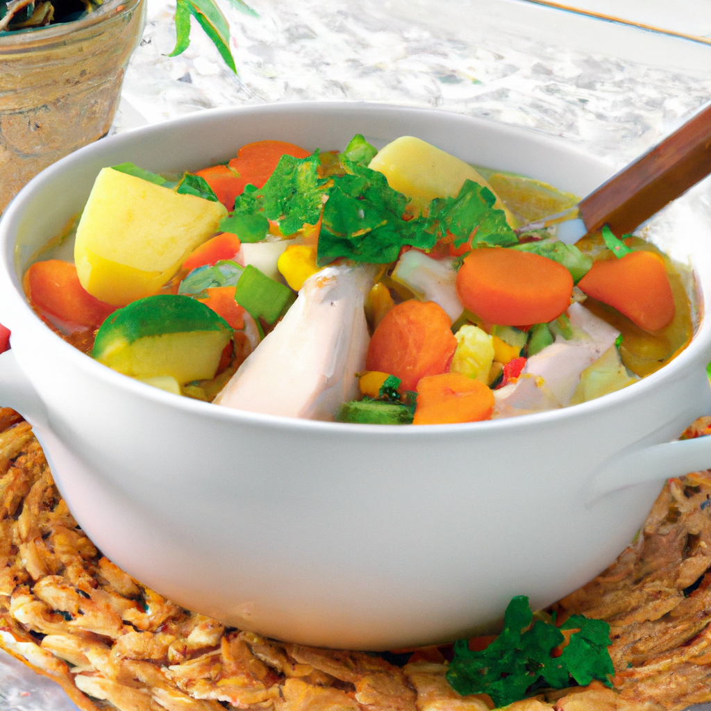 Sopa de Frango com Legumes