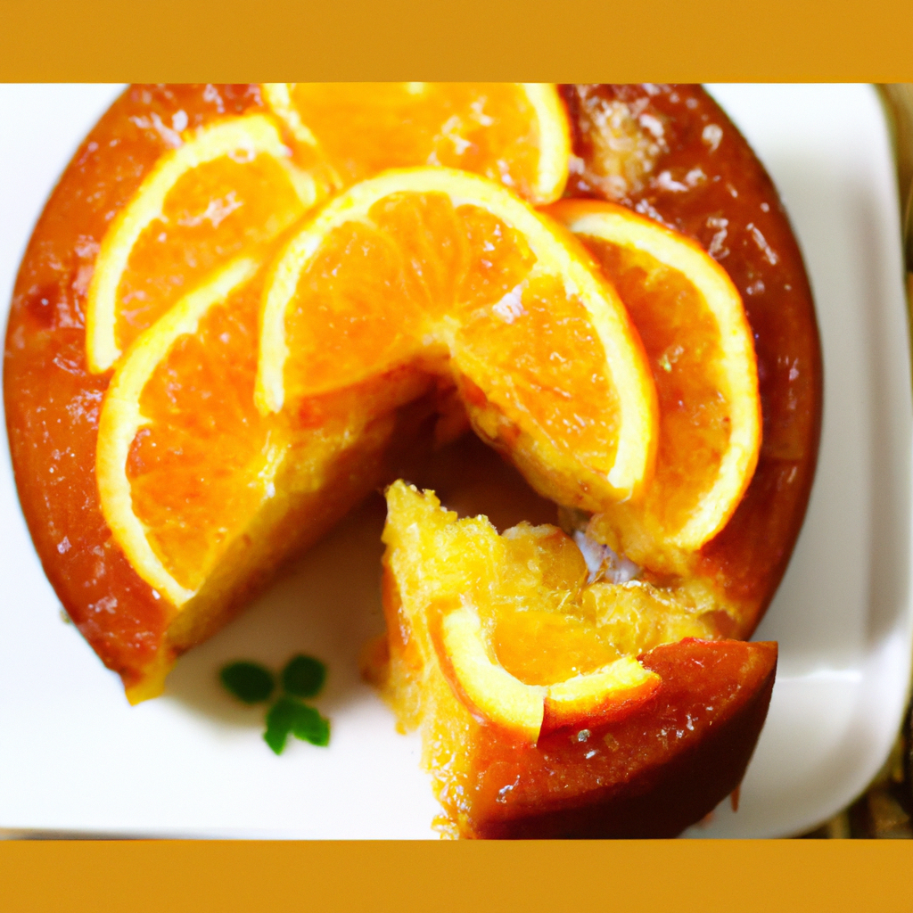 Bolo de laranja light