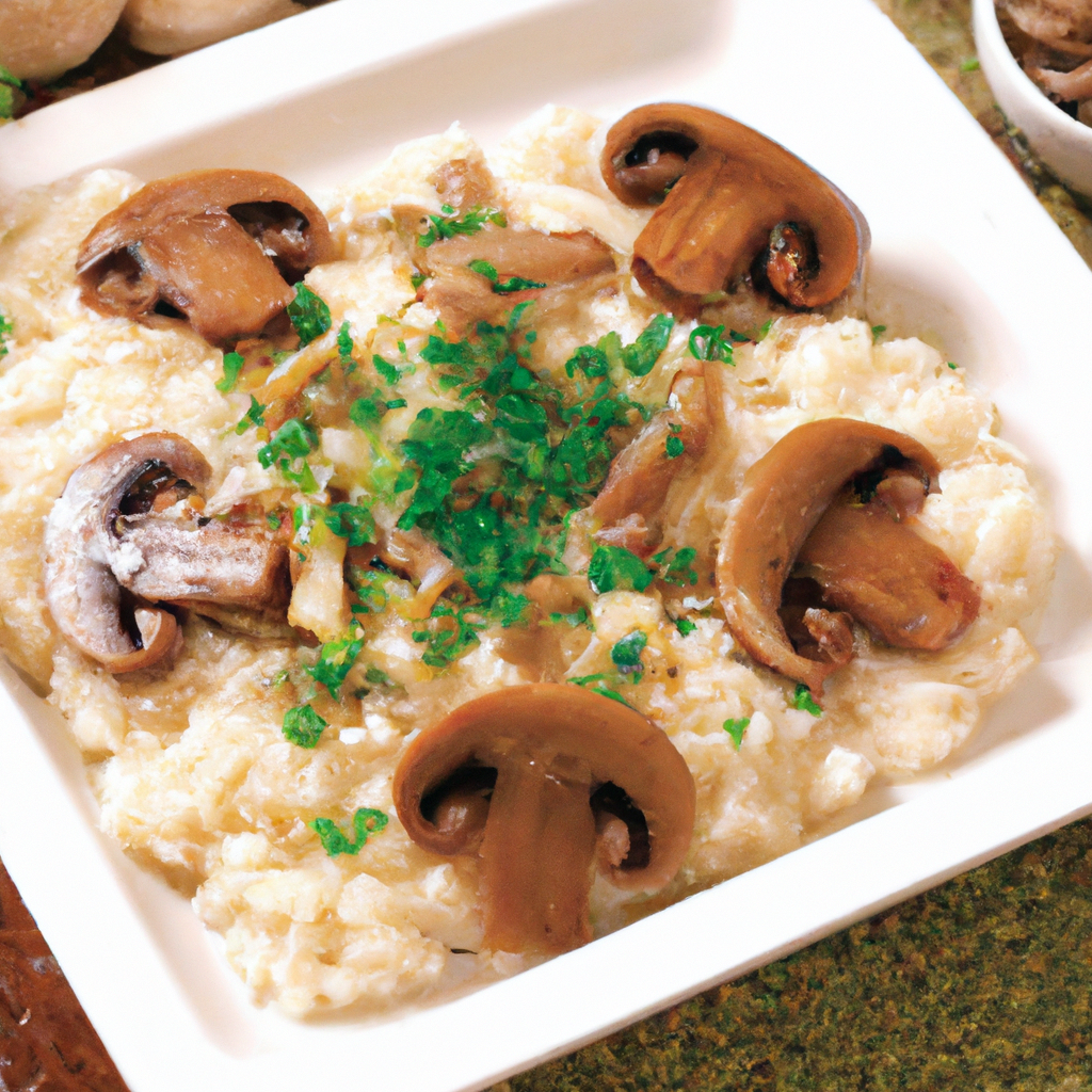 RISOTO DE COGUMELOS