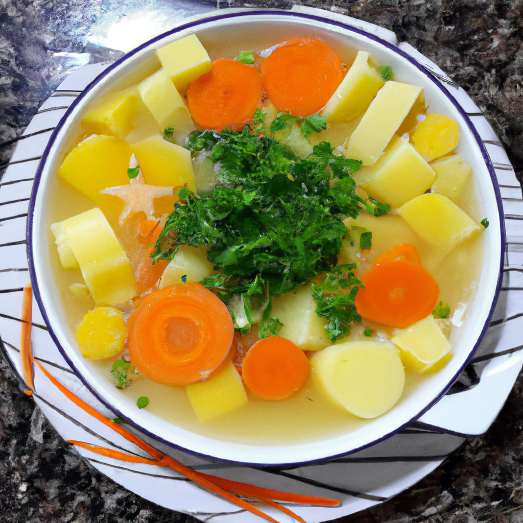 caldo de mandioquinha