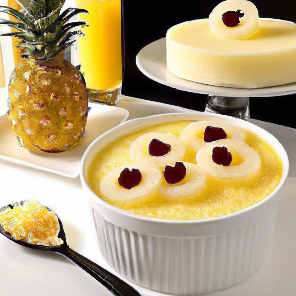 Mousse de abacaxi e ricota light