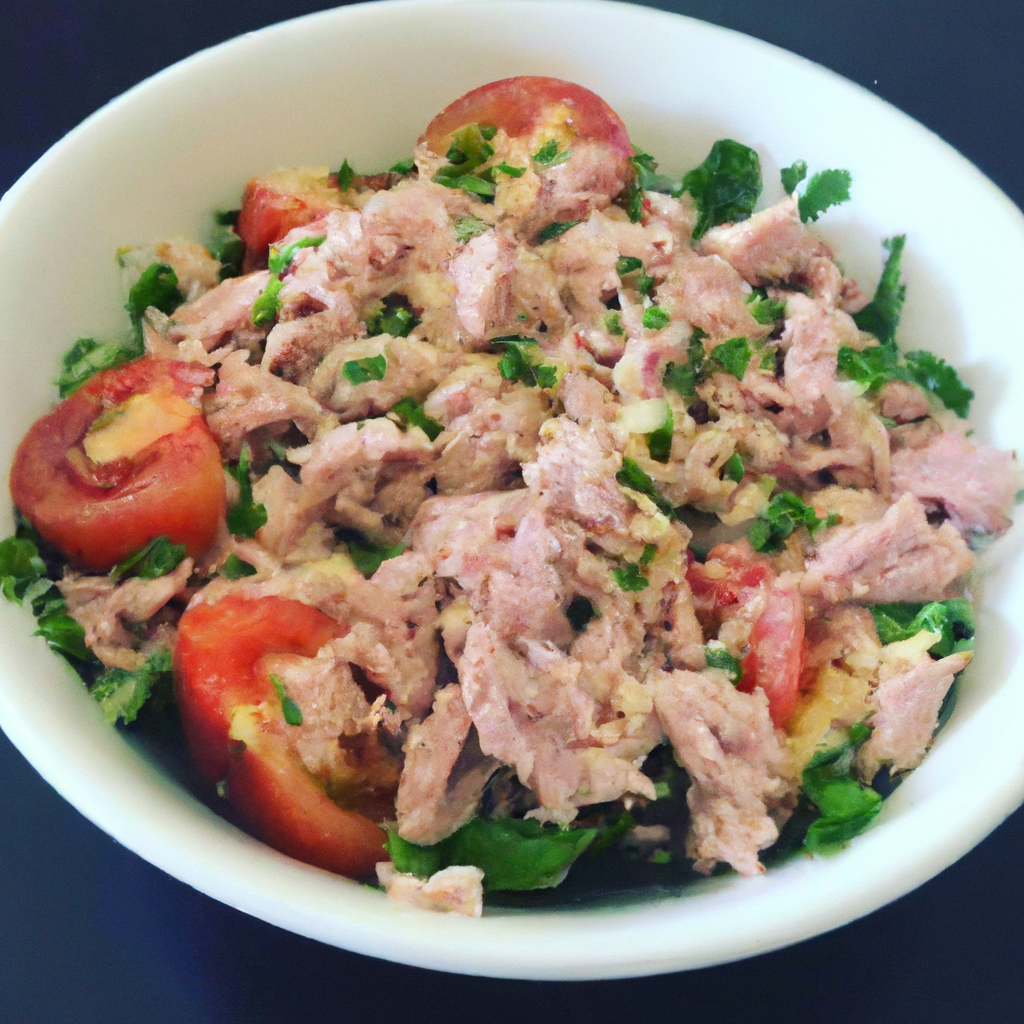 Salada de Atum e Soja