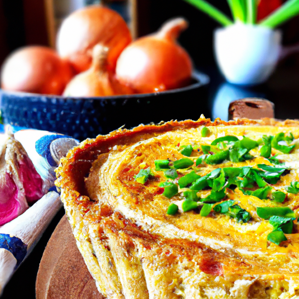 Quiche de Alho Poró