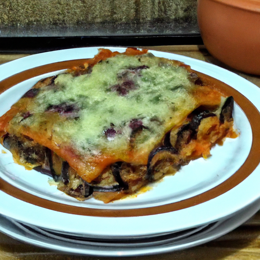 lasanha de berinjela com carne moída