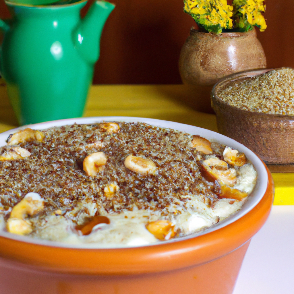Pudim de quinoa