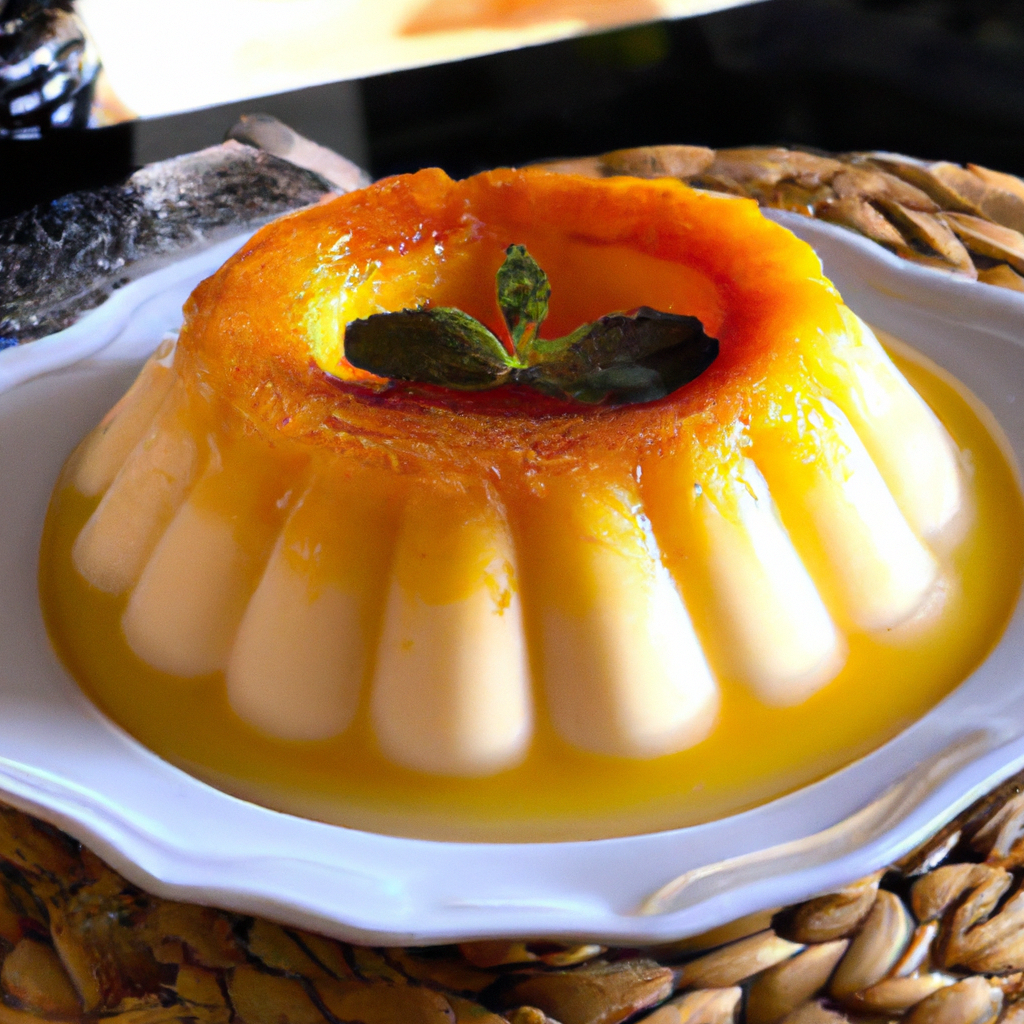 Pudim de iogurte