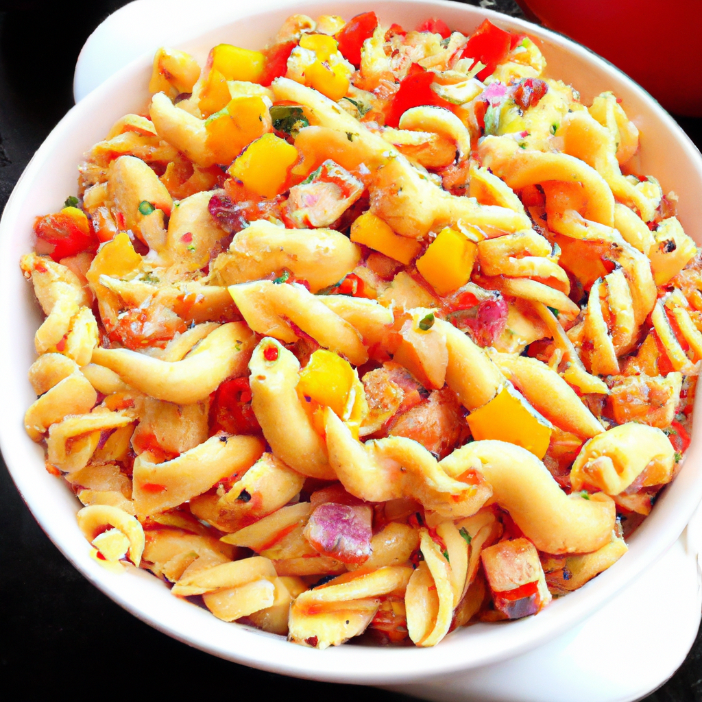 salada de macarrão